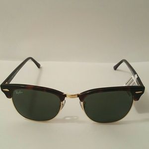 Authentic clubmaster ray-ban sunglasses